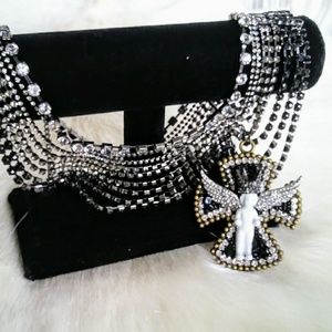 Vintage gothic handmade necklace one of a kind